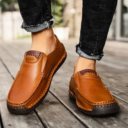 🎁 Último dia, 30% de desconto! Não perca! ⏰ Sapatos de pele genuína italianos, feitos à mão ✅ Suporte do arco plantar: alivia o desconforto ✅ Design ergonómico, para caminhar sem dores