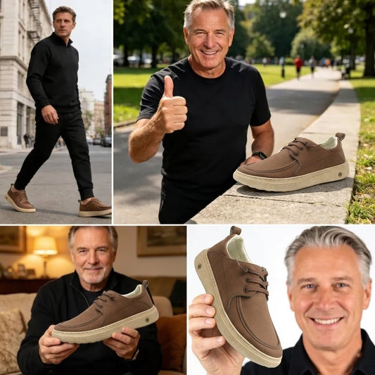 ⏰ Último dia! 30% de desconto! 👞 Sapatos de alta qualidade em pele italiana genuína 🐂 Costurados à mão, macios e confortáveis ✅ Apoio ergonómico do arco do pé, alivia as dores nos pés, caminhada confortável durante todo o dia.