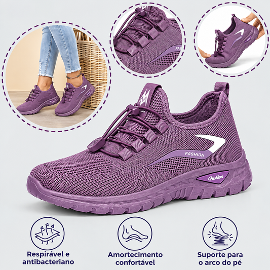 ⏰ Último dia! 30% de desconto! Não perca! Sapatos ortopédicos com design ergonómico e absorção de impacto ✅ Suporte para o arco do pé, concebidos especificamente para as mulheres europeias.