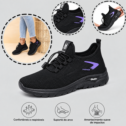 ⏰ Último dia! 30% de desconto! Não perca! Sapatos ortopédicos com design ergonómico e absorção de impacto ✅ Suporte para o arco do pé, concebidos especificamente para as mulheres europeias.