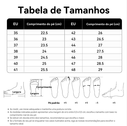 ⏰ 30% de desconto hoje – Não perca! 🔥 Calçado ortopédico de alta qualidade com design ergonómico e excelente suporte 🦶 Apoio do arco do pé – ajuda a aliviar as dores nos pés.