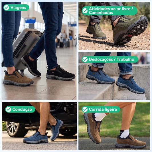 ⏰ 30% de desconto hoje – Não perca! 🔥 Calçado ortopédico de alta qualidade com design ergonómico e excelente suporte 🦶 Apoio do arco do pé – ajuda a aliviar as dores nos pés.