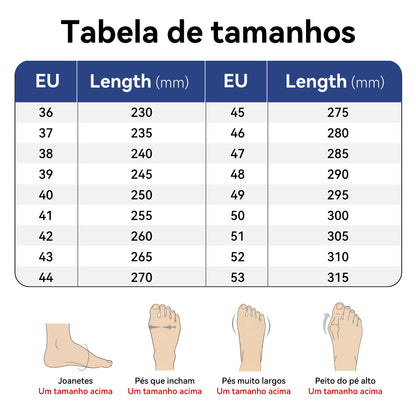 ⏰ 30% de desconto hoje – Não perca! 🔥 Calçado ortopédico de alta qualidade com design ergonómico e excelente suporte 🦶 Apoio do arco do pé – ajuda a aliviar as dores nos pés.