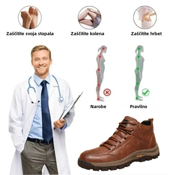 ⏰ Último dia! 30% de desconto! 👞 Sapatos em pele genuína italiana, cosidos à mão 🐂 Sola antiderrapante ✅ Suporte do arco do pé, alívio das dores nos pés, design ergonómico, conforto ao caminhar durante todo o dia.