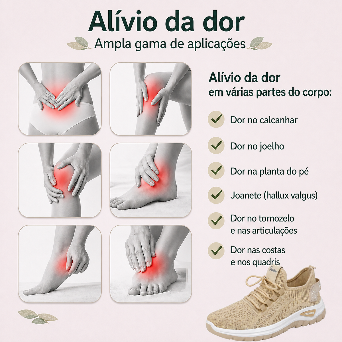Último dia! 30% de desconto! ✅ Calçado ortopédico médico concebido para pacientes com problemas nos pés, que pode aliviar as dores nas costas, nas articulações e nos pés.