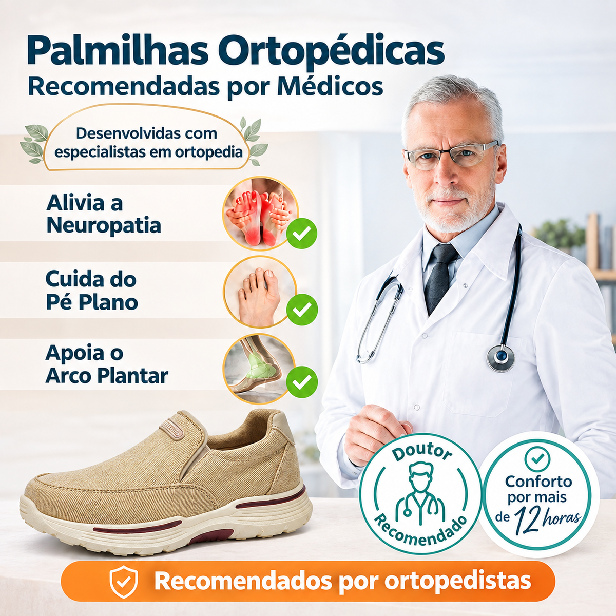 🎉 30% de desconto hoje! ⏰ Calçado confortável e de alta qualidade ✅ Concebido para caminhar com conforto, macio e confortável, com excelente suporte 🦶 Suporte do arco do pé para aliviar a dor nos pés