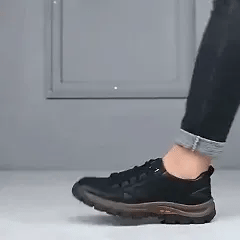 ⏰ Último dia! 30% de desconto! 👞 Sapatos de alta qualidade em pele italiana genuína 🐂 Costurados à mão, macios e confortáveis ✅ Apoio ergonómico do arco do pé, alivia as dores nos pés, caminhada confortável durante todo o dia.