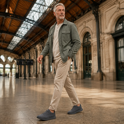 ⏰ Só hoje! 30% de desconto! ✅ Sapatos artesanais de alta qualidade em pele italiana genuína, com suporte para o arco do pé, aliviam a pressão nos pés. Design ergonómico e conforto durante todo o dia.