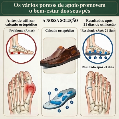 🎁 Último dia, 30% de desconto! Não perca! ⏰ Sapatos de pele genuína italianos, feitos à mão ✅ Suporte do arco plantar: alivia o desconforto ✅ Design ergonómico, para caminhar sem dores