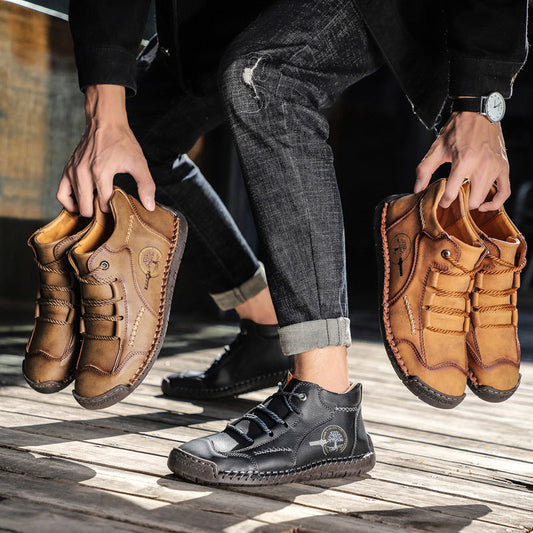 🎁 Último dia, 30% de desconto! Não perca! ⏰ Sapatos de pele genuína italianos, feitos à mão ✅ Suporte do arco plantar: alivia o desconforto ✅ Design ergonómico, para caminhar sem dores