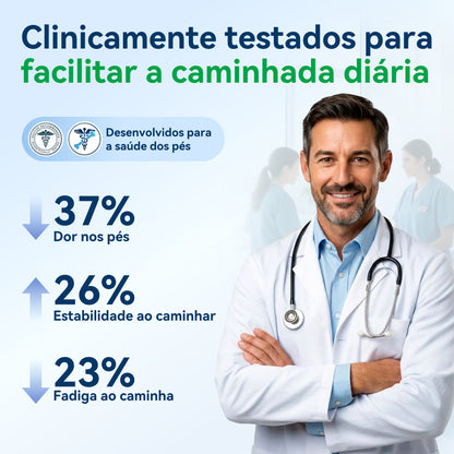 ⏰ 30% de desconto hoje – Não perca! 🔥 Calçado ortopédico de alta qualidade com design ergonómico e excelente suporte 🦶 Apoio do arco do pé – ajuda a aliviar as dores nos pés.