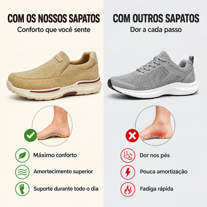 🎉 30% de desconto hoje! ⏰ Calçado confortável e de alta qualidade ✅ Concebido para caminhar com conforto, macio e confortável, com excelente suporte 🦶 Suporte do arco do pé para aliviar a dor nos pés