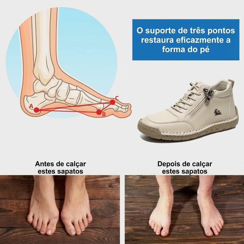 Último dia! 30% de desconto! ✅ Calçado ortopédico concebido para pessoas com problemas nos pés, que pode aliviar as dores nas costas, nas articulações e nos pés