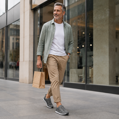 ⏰ Só hoje! 30% de desconto! ✅ Sapatos artesanais de alta qualidade em pele italiana genuína, com suporte para o arco do pé, aliviam a pressão nos pés. Design ergonómico e conforto durante todo o dia.