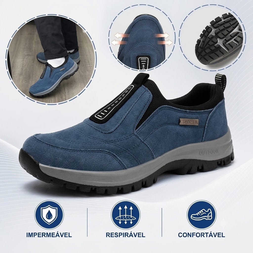 ⏰ 30% de desconto hoje – Não perca! 🔥 Calçado ortopédico de alta qualidade com design ergonómico e excelente suporte 🦶 Apoio do arco do pé – ajuda a aliviar as dores nos pés.