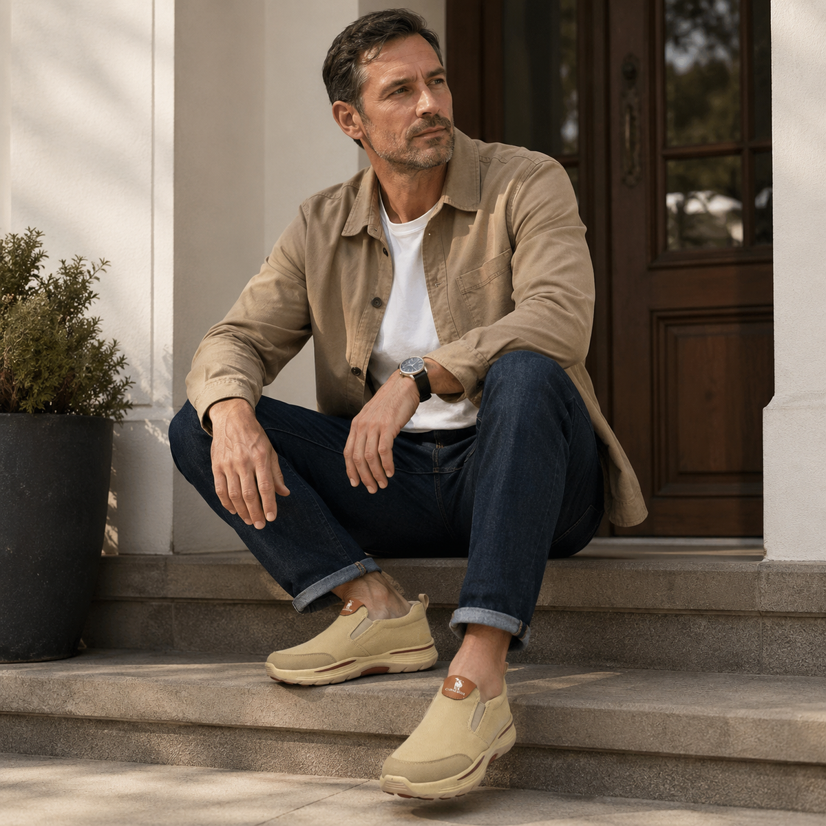 🎉 30% de desconto hoje! ⏰ Calçado confortável e de alta qualidade ✅ Concebido para caminhar com conforto, macio e confortável, com excelente suporte 🦶 Suporte do arco do pé para aliviar a dor nos pés