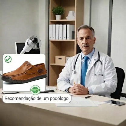 🎁 Último dia, 30% de desconto! Não perca! ⏰ Sapatos de pele genuína italianos, feitos à mão ✅ Suporte do arco plantar: alivia o desconforto ✅ Design ergonómico, para caminhar sem dores