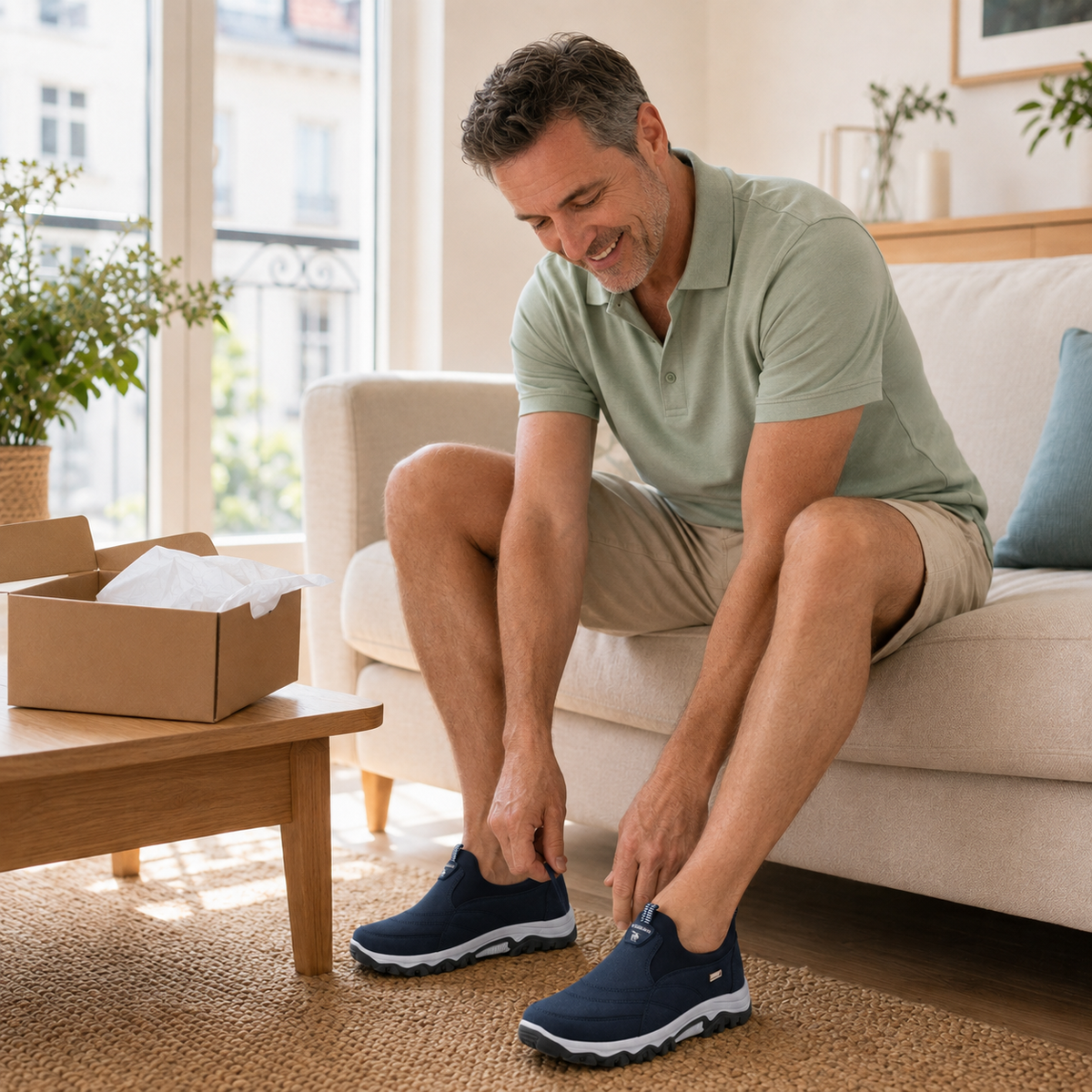 ⏰ 30% de desconto hoje – Não perca! 🔥 Calçado ortopédico de alta qualidade com design ergonómico e excelente suporte 🦶 Apoio do arco do pé – ajuda a aliviar as dores nos pés.