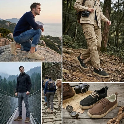 ⏰ Último dia! 30% de desconto! 👞 Sapatos de alta qualidade em pele italiana genuína 🐂 Costurados à mão, macios e confortáveis ✅ Apoio ergonómico do arco do pé, alivia as dores nos pés, caminhada confortável durante todo o dia.