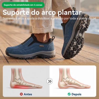 ⏰ 30% de desconto hoje – Não perca! 🔥 Calçado ortopédico de alta qualidade com design ergonómico e excelente suporte 🦶 Apoio do arco do pé – ajuda a aliviar as dores nos pés.