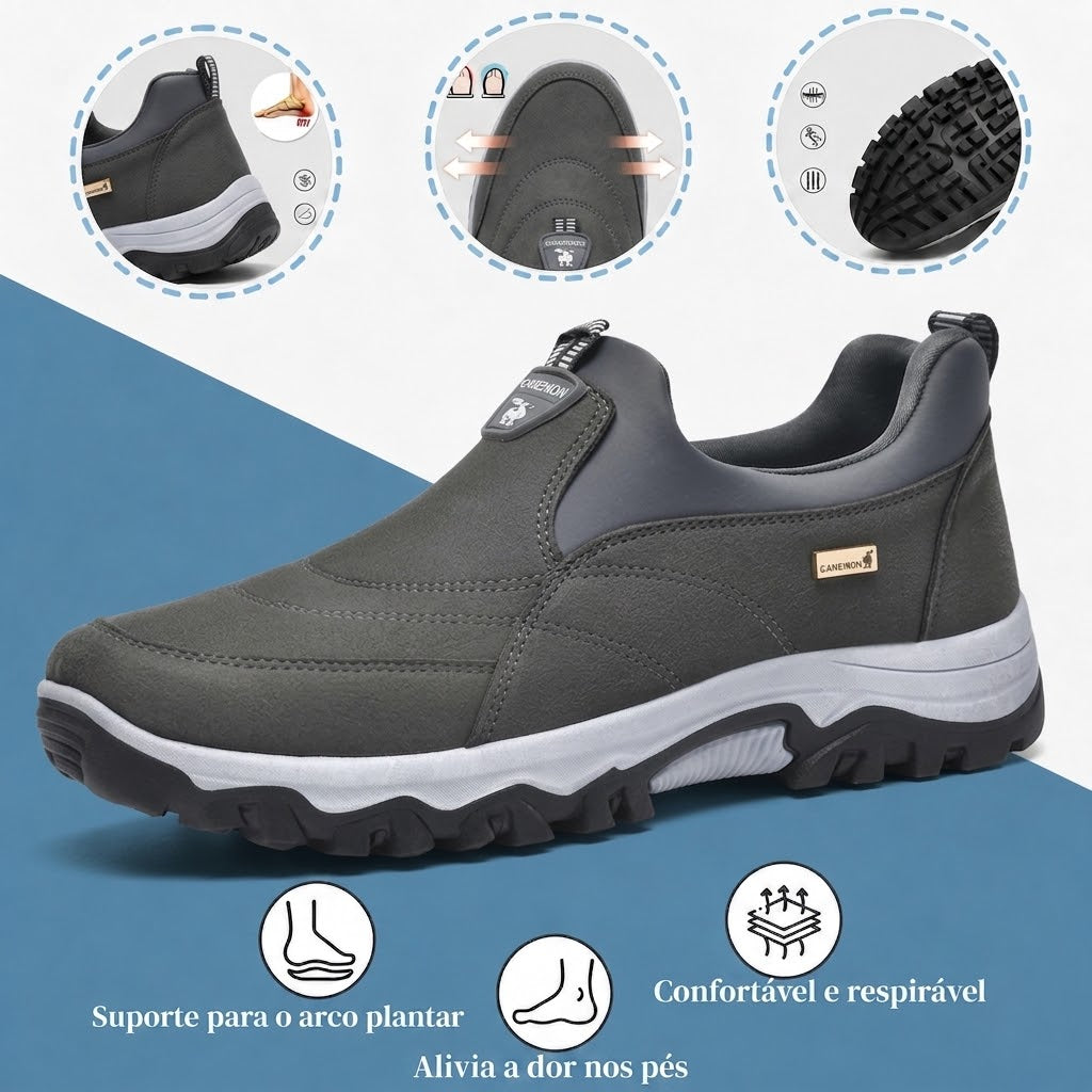 ⏰ 30% de desconto hoje – Não perca! 🔥 Calçado ortopédico de alta qualidade com design ergonómico e excelente suporte 🦶 Apoio do arco do pé – ajuda a aliviar as dores nos pés.