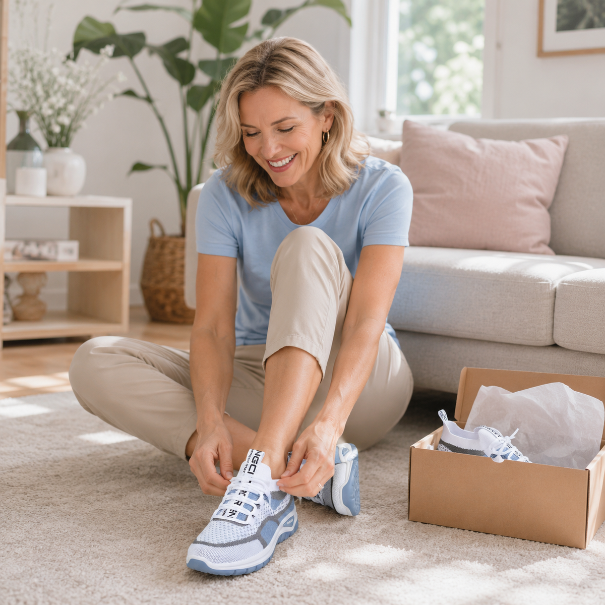 ⏰ Último dia! 30% de desconto! Não perca! Sapatos ortopédicos com design ergonómico e absorção de impacto ✅ Suporte para o arco do pé, concebidos especificamente para as mulheres europeias.