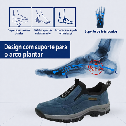 ⏰ 30% de desconto hoje – Não perca! 🔥 Calçado ortopédico de alta qualidade com design ergonómico e excelente suporte 🦶 Apoio do arco do pé – ajuda a aliviar as dores nos pés.