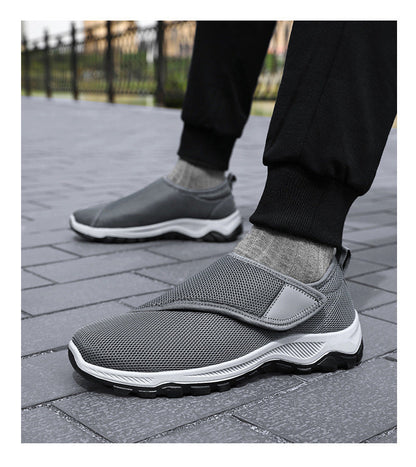 🔥 30% de desconto - Calçado ortopédico com design ergonómico ⏰ Leve e respirável 👞 Suporte de arco para caminhar mais confortável.