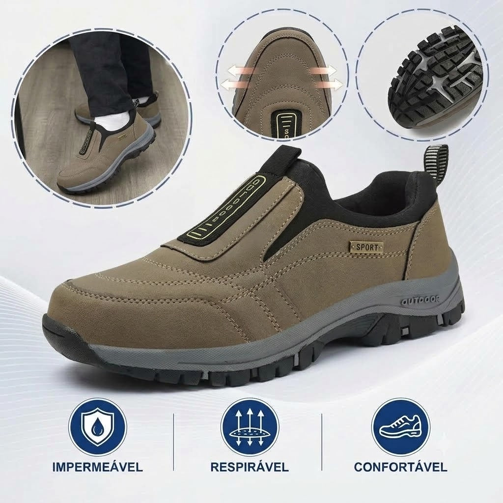 ⚡ 30% de desconto, só desta vez! 👞 Calçado de camurça de alta qualidade ✅ Concebido para caminhar com conforto, suave e confortável, com amortecimento 🦶 Suporte do arco do pé, alivia as dores nos pés
