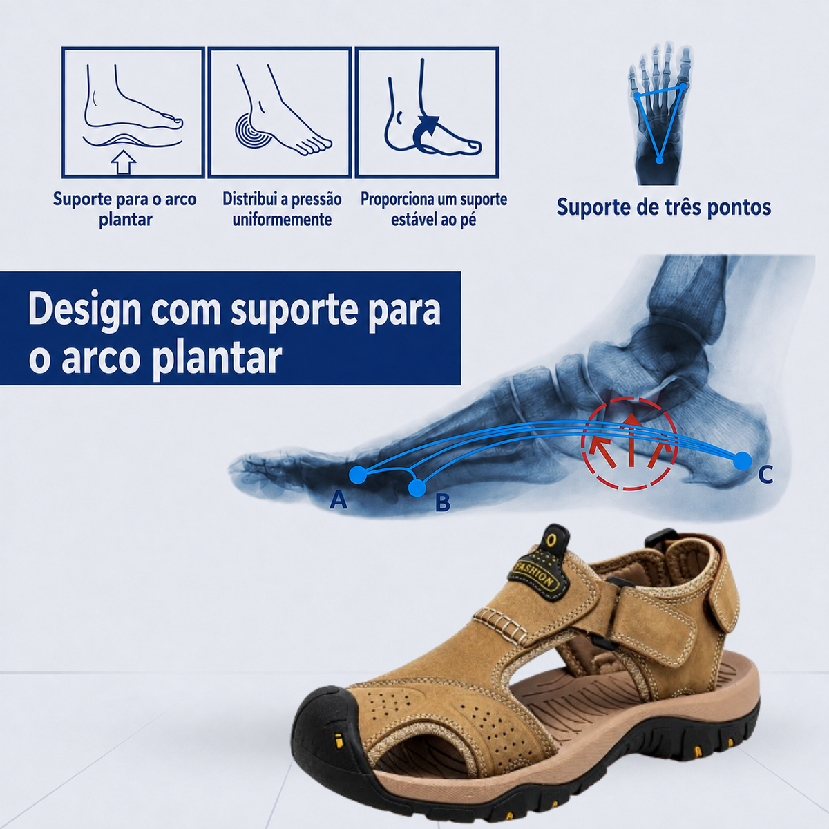 ⏰ Só hoje! 30% de desconto! ✅ Sandálias artesanais de alta qualidade em pele italiana genuína, com apoio do arco do pé: reduzem a pressão nos pés, design ergonómico, mais conforto ao caminhar durante todo o dia.