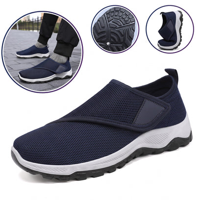🔥 30% de desconto - Calçado ortopédico com design ergonómico ⏰ Leve e respirável 👞 Suporte de arco para caminhar mais confortável.