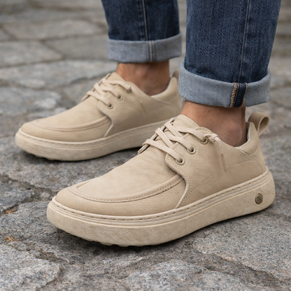 ⏰ Último dia! 30% de desconto! 👞 Sapatos de alta qualidade em pele italiana genuína 🐂 Costurados à mão, macios e confortáveis ✅ Apoio ergonómico do arco do pé, alivia as dores nos pés, caminhada confortável durante todo o dia.