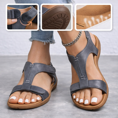 🎁Oferta por tempo limitado: 70% de desconto🔴Sandálias abertas ajustáveis🦶Elegantes e confortáveis, protegendo os seus pés✅Vários tamanhos disponíveis