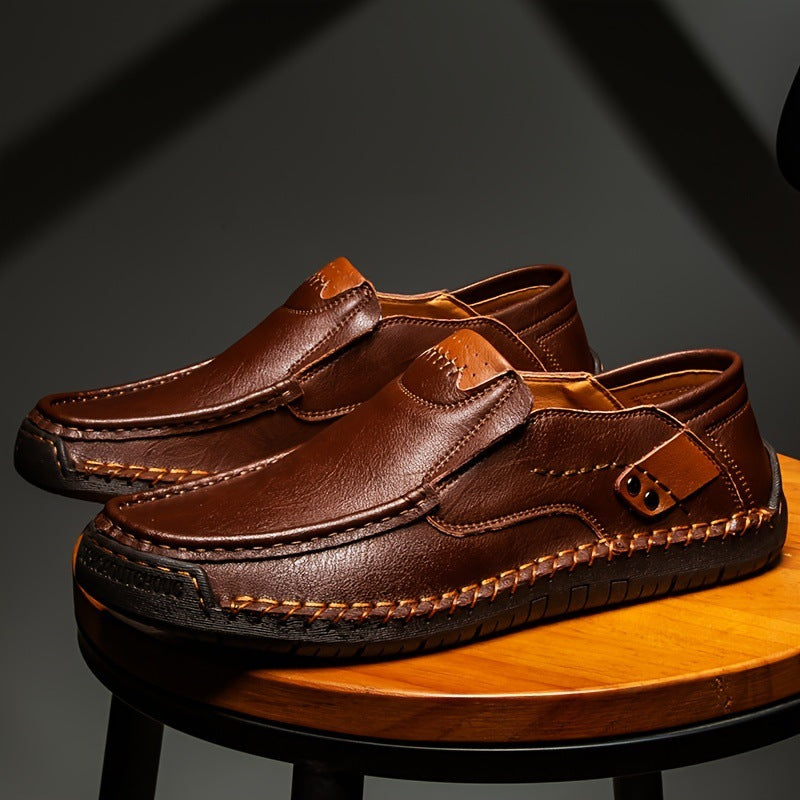 🎁 Último dia, 30% de desconto! Não perca! ⏰ Sapatos de pele genuína italianos, feitos à mão ✅ Suporte do arco plantar: alivia o desconforto ✅ Design ergonómico, para caminhar sem dores
