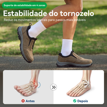 ⏰ 30% de desconto hoje – Não perca! 🔥 Calçado ortopédico de alta qualidade com design ergonómico e excelente suporte 🦶 Apoio do arco do pé – ajuda a aliviar as dores nos pés.