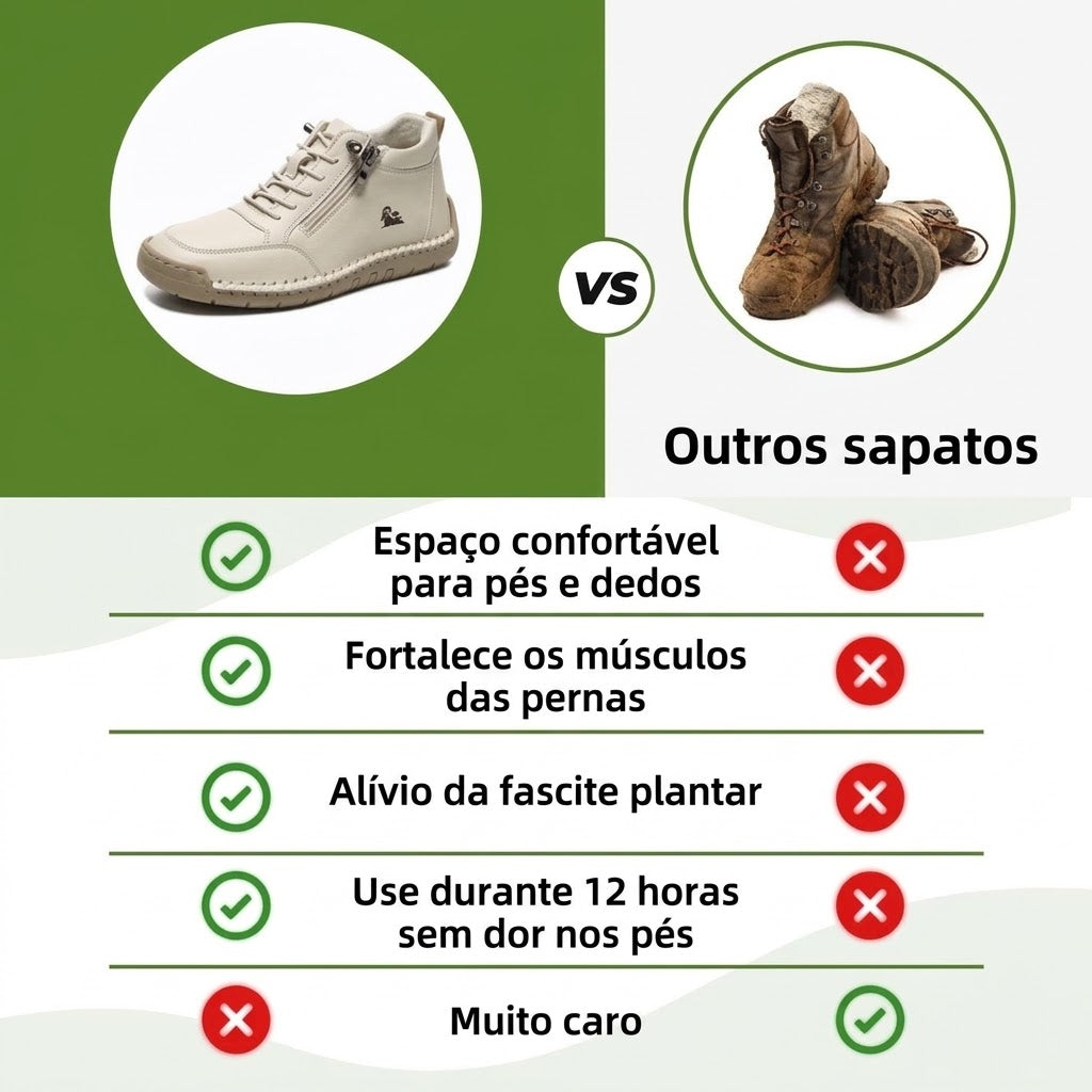 Último dia! 30% de desconto! ✅ Calçado ortopédico concebido para pessoas com problemas nos pés, que pode aliviar as dores nas costas, nas articulações e nos pés