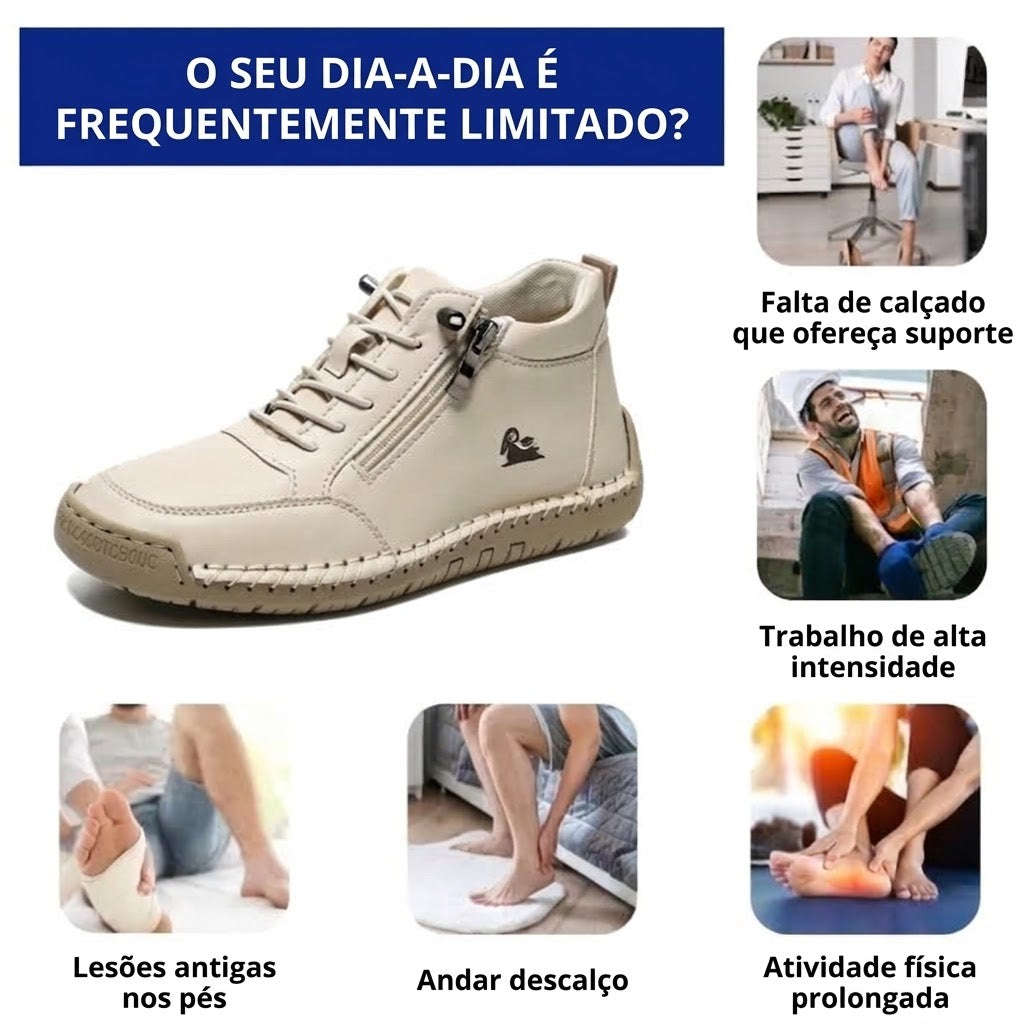 Último dia! 30% de desconto! ✅ Calçado ortopédico concebido para pessoas com problemas nos pés, que pode aliviar as dores nas costas, nas articulações e nos pés