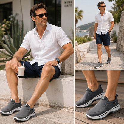 🎉 30% de desconto hoje! ⏰ Calçado confortável e de alta qualidade ✅ Concebido para caminhar com conforto, macio e confortável, com excelente suporte 🦶 Suporte do arco do pé para aliviar a dor nos pés