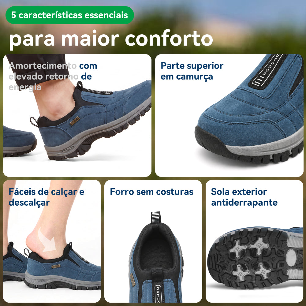 ⏰ 30% de desconto hoje – Não perca! 🔥 Calçado ortopédico de alta qualidade com design ergonómico e excelente suporte 🦶 Apoio do arco do pé – ajuda a aliviar as dores nos pés.