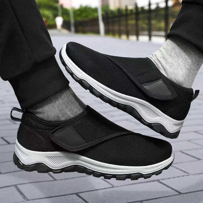 🔥 30% de desconto - Calçado ortopédico com design ergonómico ⏰ Leve e respirável 👞 Suporte de arco para caminhar mais confortável.