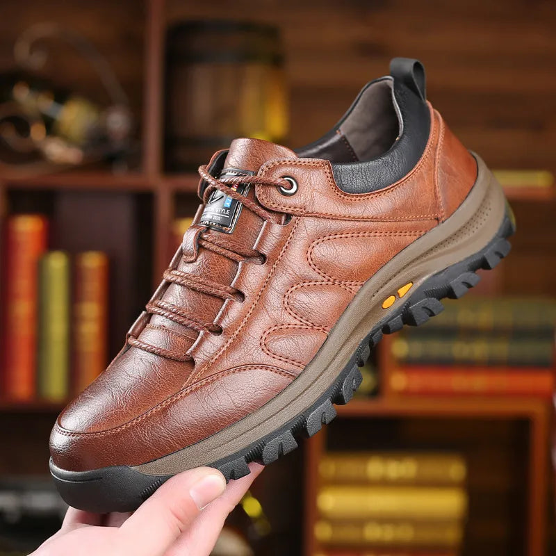 ⏰ Último dia! 30% de desconto! 👞 Sapatos de alta qualidade em pele italiana genuína 🐂 Costurados à mão, macios e confortáveis ✅ Apoio ergonómico do arco do pé, alivia as dores nos pés, caminhada confortável durante todo o dia.
