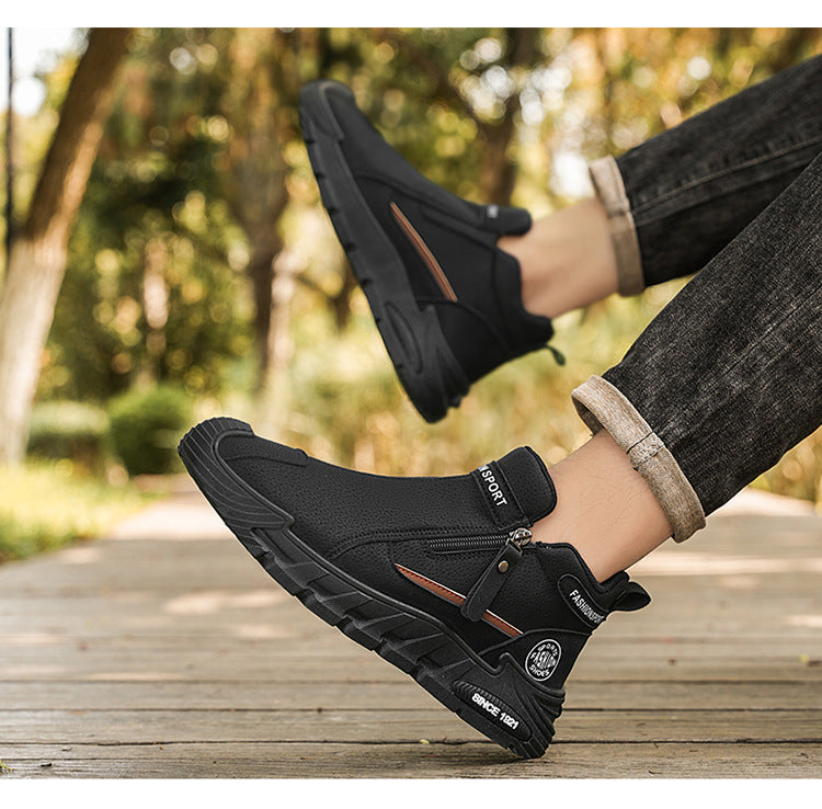 🎉30% de desconto hoje! Sapato ortopédico masculino confortável 🐂 Feito de couro genuíno de vaca australiana 👞 Alivia a dor nos pés - Suporte para arco ✅ Adequado para caminhadas durante todo o dia