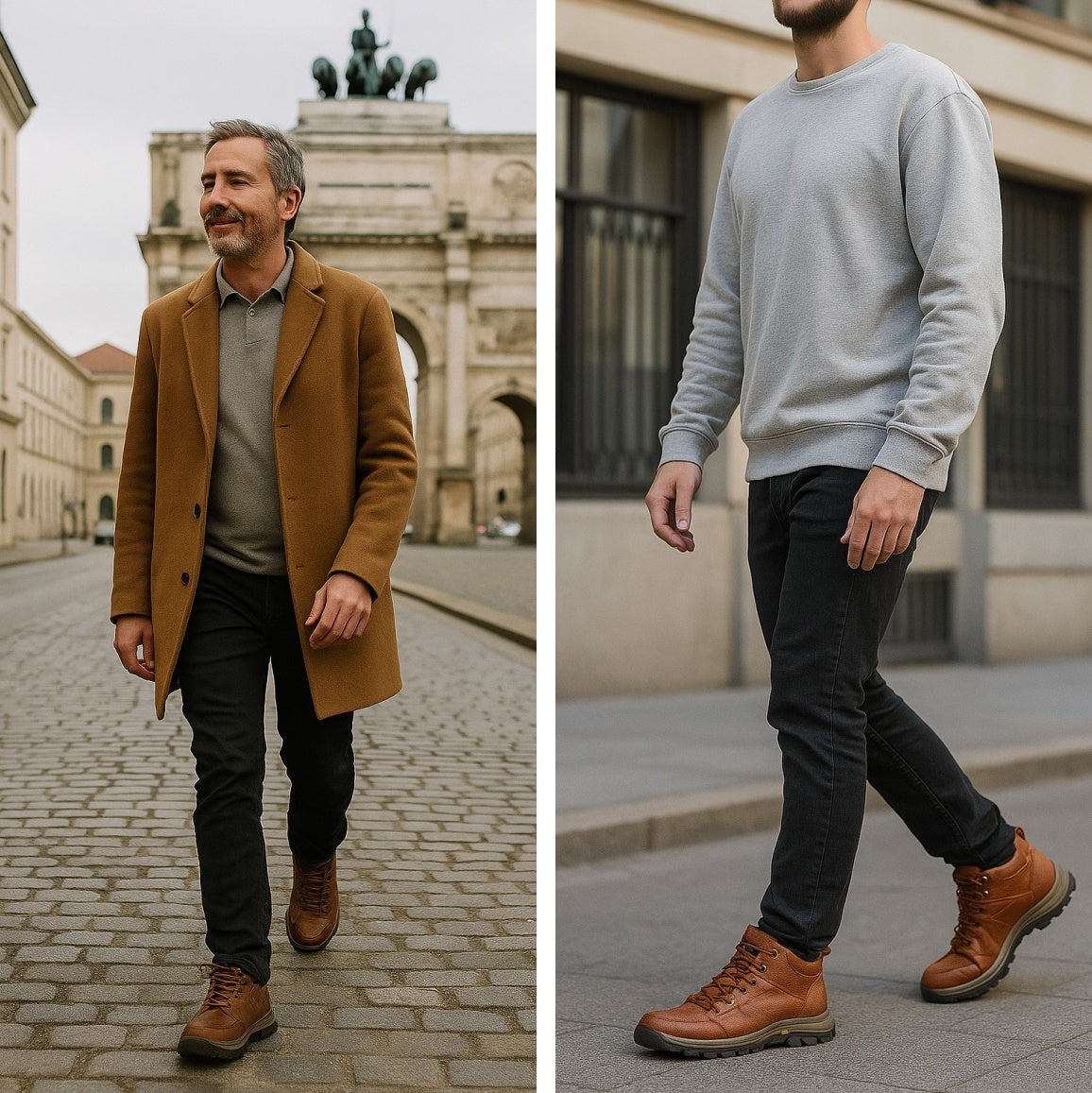 ⚡ 30% de desconto, apenas desta vez! 👞 Sapatos artesanais em couro italiano genuíno ✅ Macios e confortáveis, antiderrapantes e estáveis — aliviam a dor nos pés, para caminhar confortavelmente durante todo o dia.