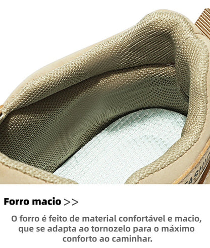 🎉30% de desconto hoje! Sapato ortopédico masculino confortável 🐂 Feito de couro genuíno de vaca australiana 👞 Alivia a dor nos pés - Suporte para arco ✅ Adequado para caminhadas durante todo o dia