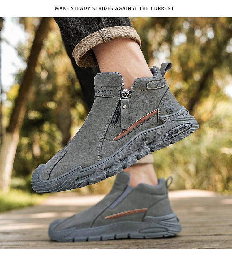 🎉30% de desconto hoje! Sapato ortopédico masculino confortável 🐂 Feito de couro genuíno de vaca australiana 👞 Alivia a dor nos pés - Suporte para arco ✅ Adequado para caminhadas durante todo o dia