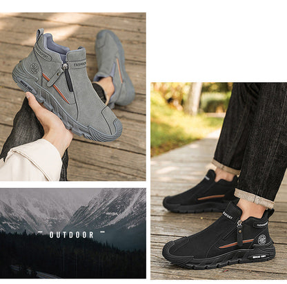 🎉30% de desconto hoje! Sapato ortopédico masculino confortável 🐂 Feito de couro genuíno de vaca australiana 👞 Alivia a dor nos pés - Suporte para arco ✅ Adequado para caminhadas durante todo o dia