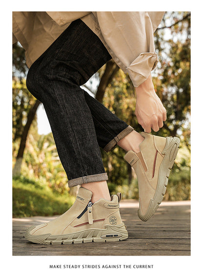 🎉30% de desconto hoje! Sapato ortopédico masculino confortável 🐂 Feito de couro genuíno de vaca australiana 👞 Alivia a dor nos pés - Suporte para arco ✅ Adequado para caminhadas durante todo o dia
