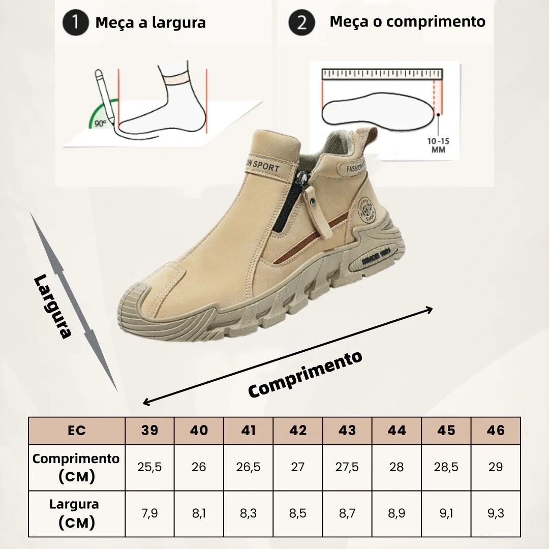 🎉30% de desconto hoje! Sapato ortopédico masculino confortável 🐂 Feito de couro genuíno de vaca australiana 👞 Alivia a dor nos pés - Suporte para arco ✅ Adequado para caminhadas durante todo o dia