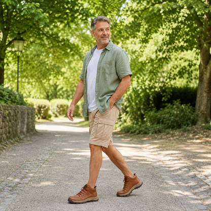 ⏰ Último dia! 30% de desconto! 👞 Sapatos de alta qualidade em pele italiana genuína 🐂 Costurados à mão, macios e confortáveis ✅ Apoio ergonómico do arco do pé, alivia as dores nos pés, caminhada confortável durante todo o dia.