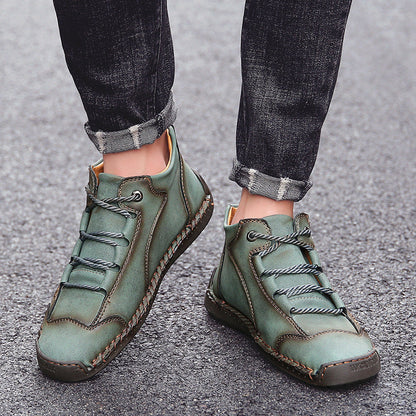 ⏰ Último dia! 30% de desconto! 👞 Sapatos em pele italiana genuína 🐂 Costurados à mão, macios e confortáveis ✅ Apoio do arco do pé, reduz a pressão sobre os pés e proporciona conforto durante todo o dia.